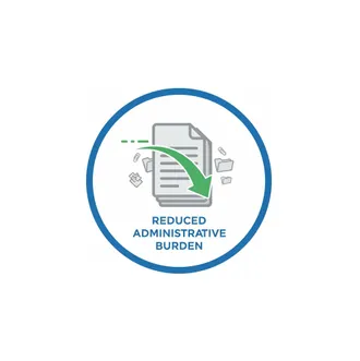 Reduced Administrative Burden Icon